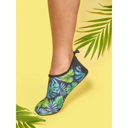 Коралловые тапочки аквашузы Зелёные листья - Bearwear фото 3