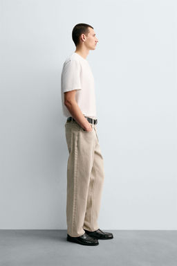 WASHED PRINT STRAIGHT-LEG JEANS - Zara фото 4