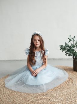 А22-3 Платье для девочки Эльза - Etoelf фото 2