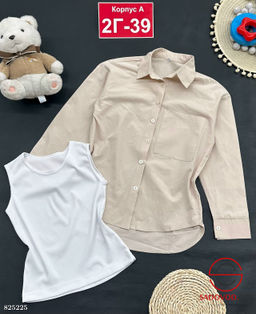 Рубашка+майка для девочки