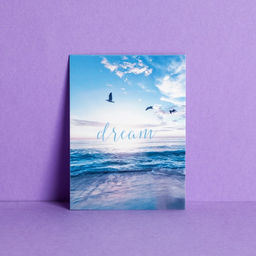 Цена за 20 шт. Открытка-комплимент Dream 8 × 6 см