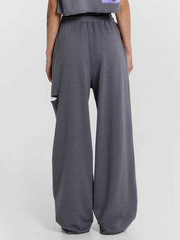 Комплект женский (футболка, брюки) серый с печатью сухой асфальт +печать 192542R - Mark formelle фото 6