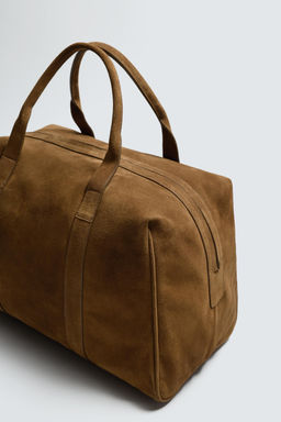LIMITED EDITION LEATHER TRAVEL BAG - Zara фото 6