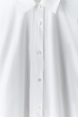 CAMISA PA?UELO FLECOS ZW COLLECTION / Blanco - Zara фото 11