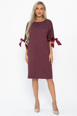 Платье трикотажное Кайла (бордовое) П14782-10М - Lt collection фото 9
