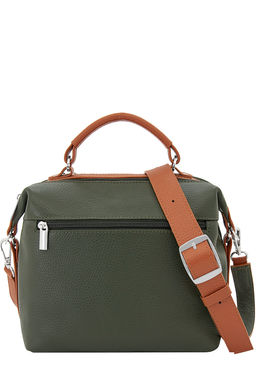 Сумка женская Ц-556 хаки+оранж