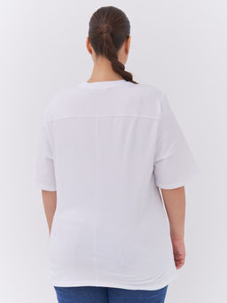 Футболка из хлопка FU21502WHT02 - Артесса фото 7