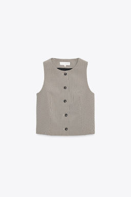 CHECK GILET - Zara фото 7