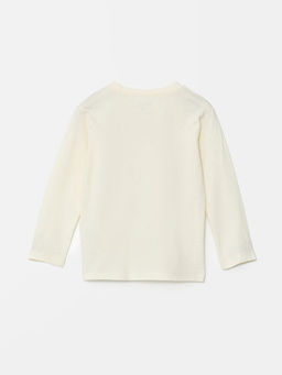 Bisiklet Yaka Uzun Kollu Basic Erkek Bebek Ti??rt - Waikiki фото 2