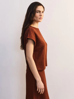 Футболка оверсайз из трикотажа ZR2605013421-21 / Zarina