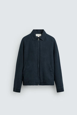 REGULAR FIT 100% LINEN JACKET - Zara фото 8