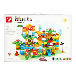 Конструктор KIDS HOME TOYS «Забавные горки», 2 варианта сборки, 162 детали