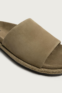 SANDALIA PIEL / Gris Topo - Zara фото 3