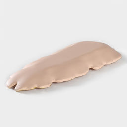 Блюдо для фруктов Доляна «Золотой лист», 38.5×15.5 см, розовое