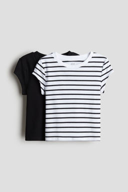 Pack de 2 camisetas en punto de algod?n - H&m фото 4