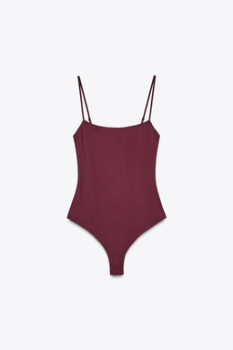 STRAPPY POLYAMIDE BODYSUIT - Zara фото 8