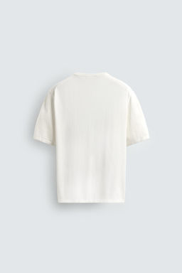 CAMISETA PUNTO CUELLO PANADERO / Crudo - Zara фото 8