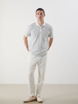 Polo Yaka ?izgili Erkek Ti??rt