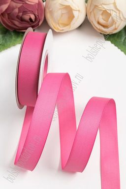 Лента репсовая 2 см*20 ярд "1 сорт" (SF-1723) розовый №130