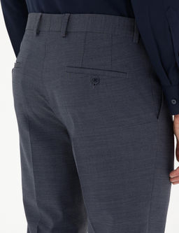 Koyu Mavi Slim Fit Kuma_ Pantolon