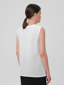 Блузка с кружевом - Stilla фото 4