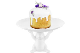 Блюдо для сервировки 29,5*29,5*17,7 см Кролик на подставке - Elan gallery фото 15