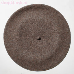 Берет Меланж фетр без отделки 11 Берет женский (56-58)