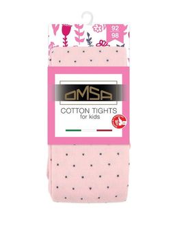 OMSA kids Collant 12Р31-1 колготки дет. горох - rosa