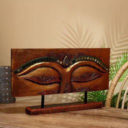 Декор «Глаза», 50×10×30 см, дерево албезия