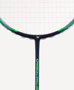 Ракетка для бадминтона WISH Carbon Pro 98, серый/зеленый