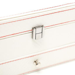 Шкатулка кожзам для украшений и часов 4 отделения Белая 11х22,5х11,5 см - Simaland фото 5