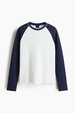 Camiseta en punto gofrado Regular Fit