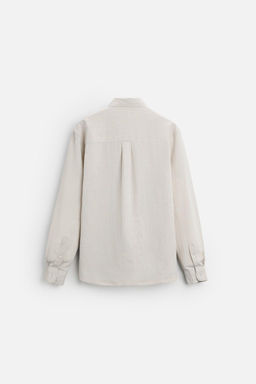 COTTON - LINEN SHIRT - Zara фото 8