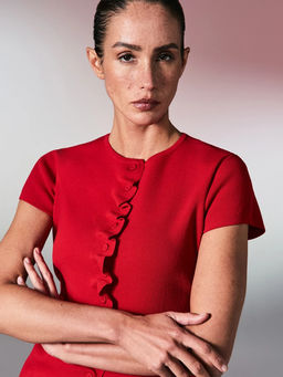 Приталенный кардиган из вискозы ZR2605023302-70 / Zarina фото 8