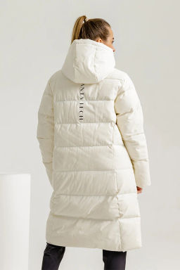 Пуховик удлиненный Белый - Anta sport фото 2