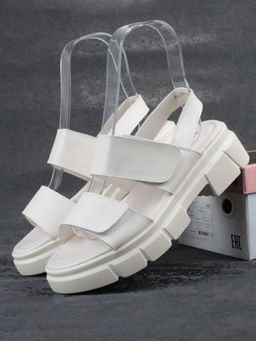 08-PEXL167-2 LT. BEIGE Босоножки женские (натуральная кожа)