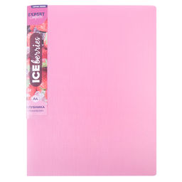 Expert Complete Trend ICEberries Папка с металлическим прижимом A4 700 мкм 20 мм лён 1 шт. клубника EC210720073