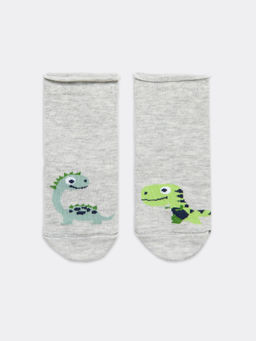 Цена за 5 пар! Носки детские с рисунком в виде динозавров