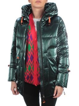8018 DK. GREEN Пальто женское зимнее JARIUS (200 гр. холлофайбера) - Fashion фото 7