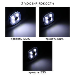 Фонарь-шапка аккумуляторный, 200 мАч, 4 LED, 3 режима, USB - Simaland фото 4