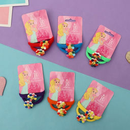 Цена за 6 шт. Резинка для волос Солнышко (набор 2 шт) микс - Выбражулька фото 3