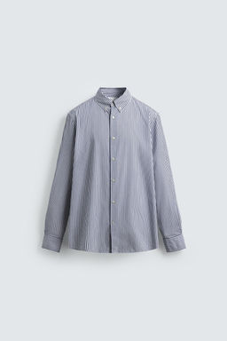 STRIPED REGULAR FIT SHIRT - Zara фото 7