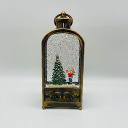 Новогодний декор Фонарь стекло - 23 см (арт. 23014A/23014B/23014D) в ассортименте - Ип лебедев о.ю фото 3