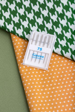 Иглы для быт. шв. машин Gamma NU № 75 универсальные 5 шт в блистере №75