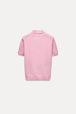 BASIC 100% WOOL POLO SHIRT - Zara фото 8