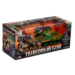 Танковый бой Военная стратегия, на радиоуправлении, 2 танка, свет и звук - Автоград фото 11