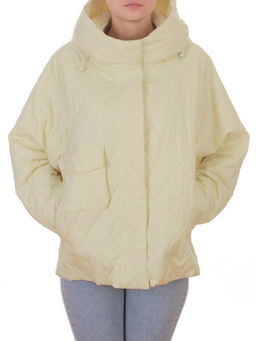 9606 YELLOW Куртка стеганная демисезонная женская (100 гр. холлофайбер) - Fashion фото 3