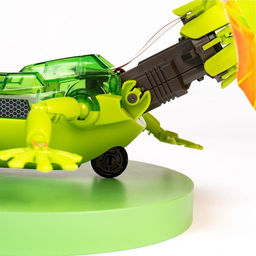 Робот Ящер Эврики, электронный конструктор, интерактивный: сенсорный, свет, на батарейках, 92 детали  фото 23