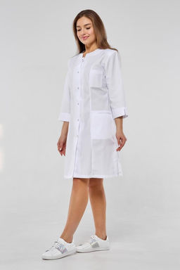 Халат женский 129 TC. Цвет: белый - Стильб фото 4
