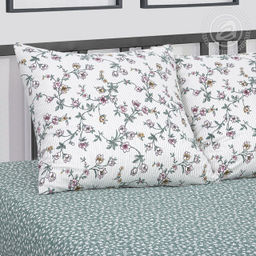 Постельное белье Дивный сад (поплин DE LUXE) Евро/Пододеяльник: 1 шт. - 215*200; Простыня: 1 шт. - 215*240; Наволочка: 2 шт. - 70*70; DE LUXE - Артпостель фото 2